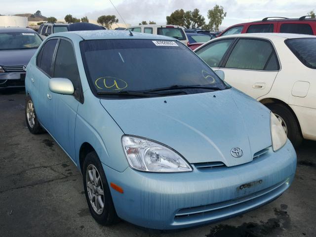 JT2BK18U020051848 - 2002 TOYOTA PRIUS BLUE photo 1