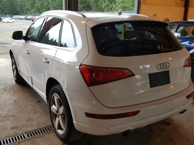 WA1LKAFPXAA083427 - 2010 AUDI Q5 PREMIUM WHITE photo 3