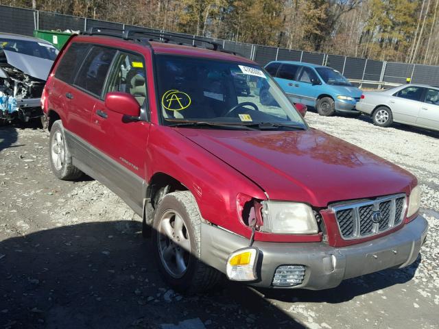 JF1SF65591H737432 - 2001 SUBARU FORESTER S RED photo 1
