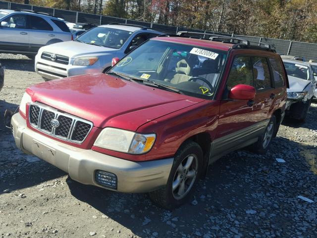 JF1SF65591H737432 - 2001 SUBARU FORESTER S Qırmızı foto 2