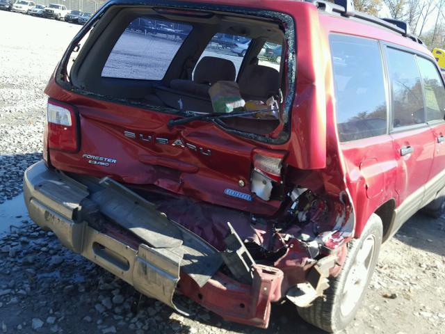 JF1SF65591H737432 - 2001 SUBARU FORESTER S Qırmızı foto 9