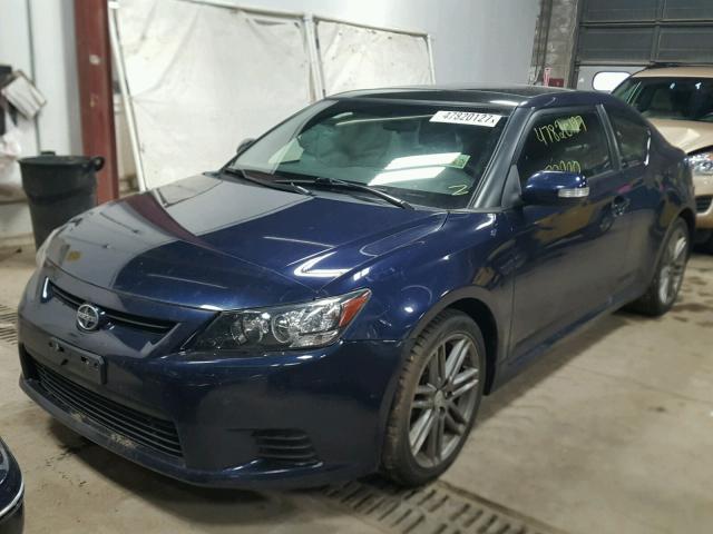 JTKJF5C71B3004724 - 2011 TOYOTA SCION TC 蓝色 照片 2