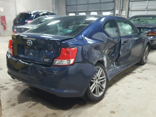 JTKJF5C71B3004724 - 2011 TOYOTA SCION TC 蓝色 照片 4