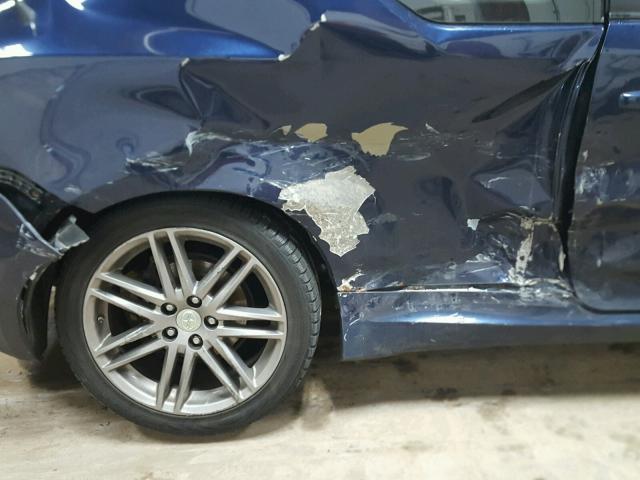 JTKJF5C71B3004724 - 2011 TOYOTA SCION TC 蓝色 照片 9