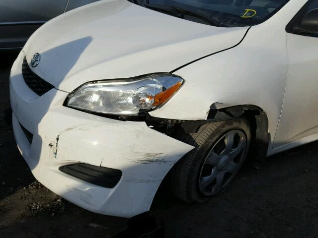 2T1KU4EE1BC653728 - 2011 TOYOTA COROLLA MA WHITE photo 9