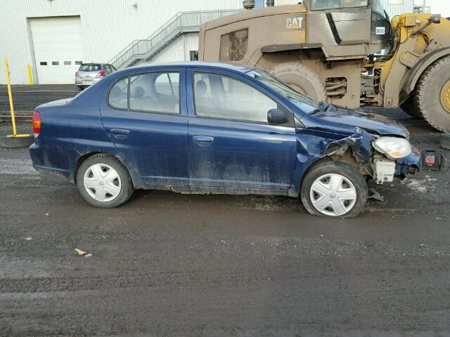 JTDBT123835042260 - 2003 TOYOTA ECHO BLUE photo 9