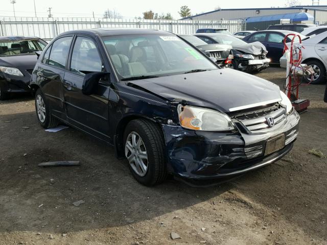 2HGES26723H534165 - 2003 HONDA CIVIC EX BLACK photo 1