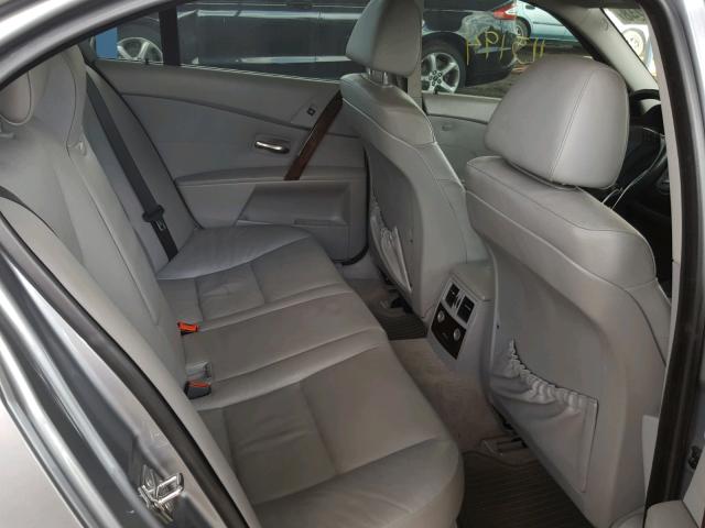 WBANF33567CW69196 - 2007 BMW 525 XI GRAY photo 6