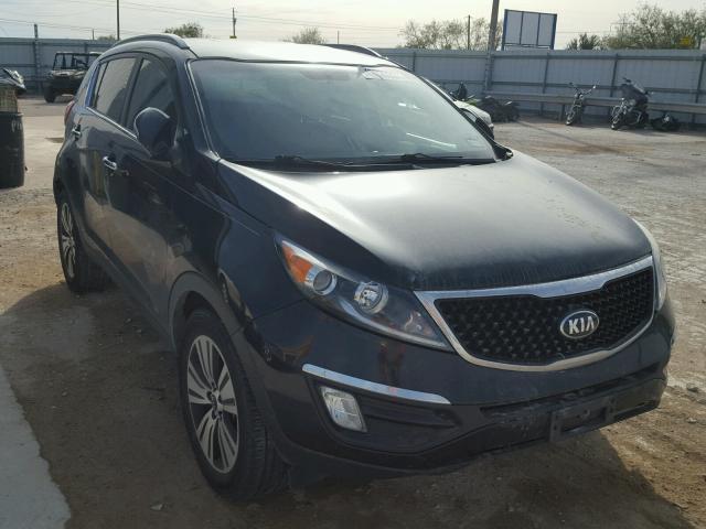 KNDPC3AC4E7609719 - 2014 KIA SPORTAGE E BLACK photo 1