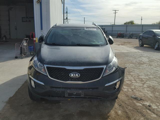 KNDPC3AC4E7609719 - 2014 KIA SPORTAGE E BLACK photo 9