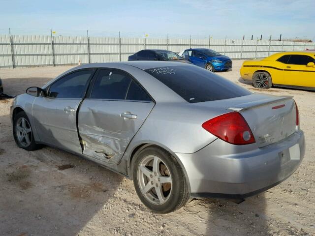 1G2ZG58N074100493 - 2007 PONTIAC G6 BASE SILVER photo 3