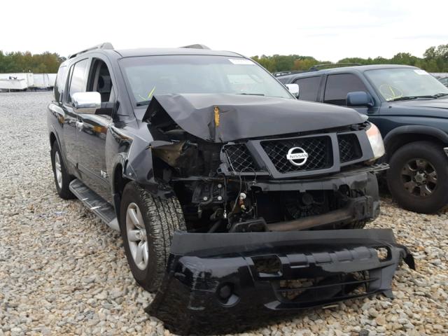 5N1BA08D89N608857 - 2009 NISSAN ARMADA SE BLACK photo 1