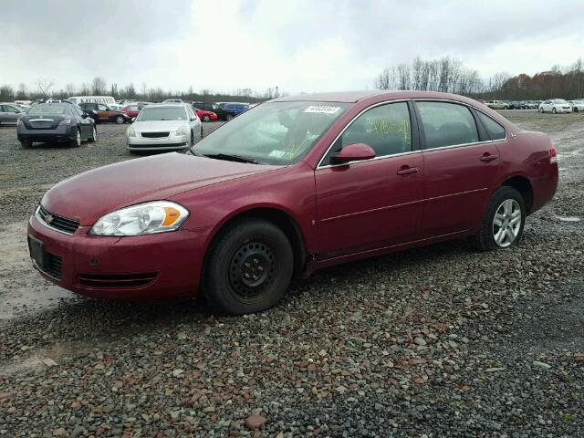 2G1WB58K969113881 - 2006 CHEVROLET IMPALA LS RED photo 9