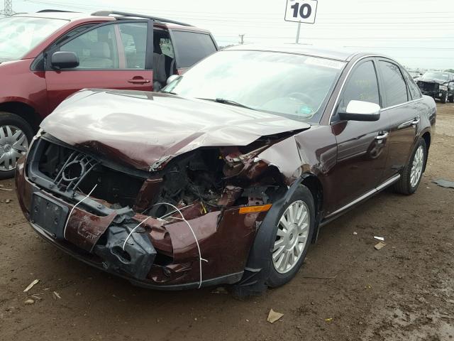 1MEHM40W19G634441 - 2009 MERCURY SABLE BURGUNDY photo 2