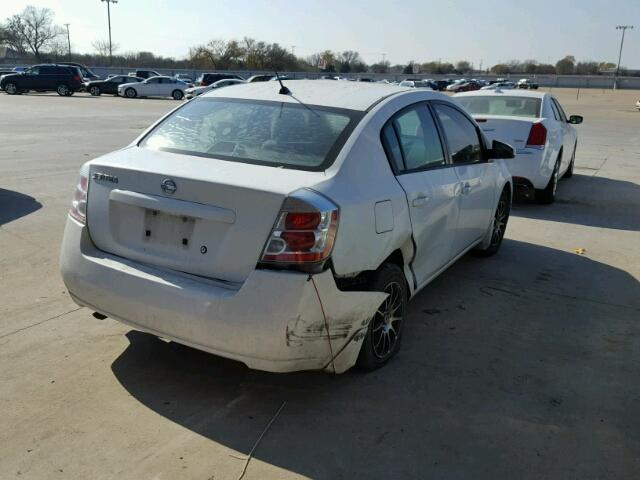 3N1AB61EX9L627321 - 2009 NISSAN SENTRA 2.0 WHITE photo 4