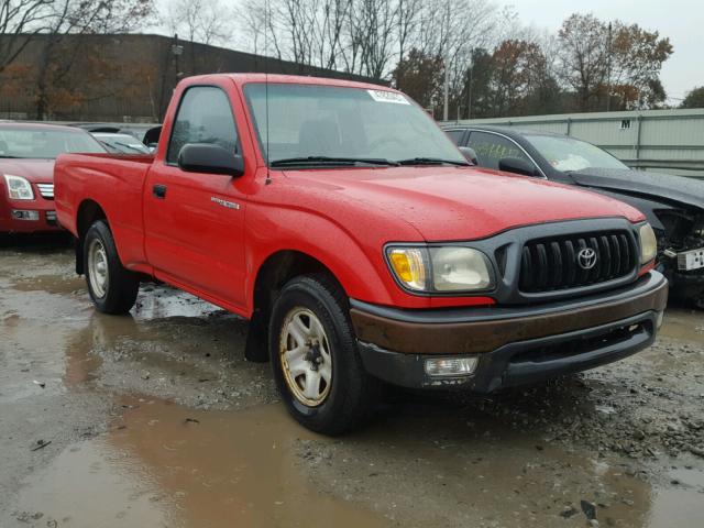 5TENL42N93Z301223 - 2003 TOYOTA TACOMA RED photo 1