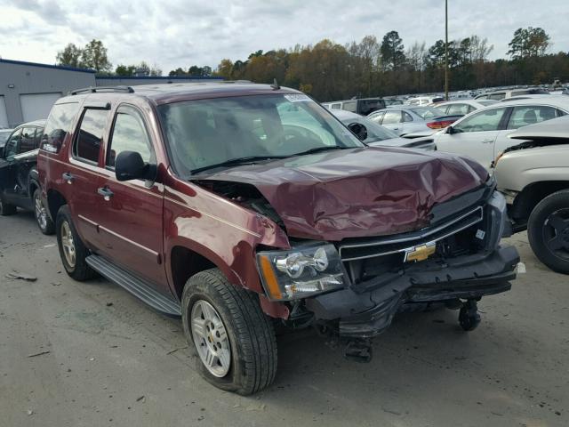 1GNFC13C08J158963 - 2008 CHEVROLET TAHOE C150 MAROON photo 1