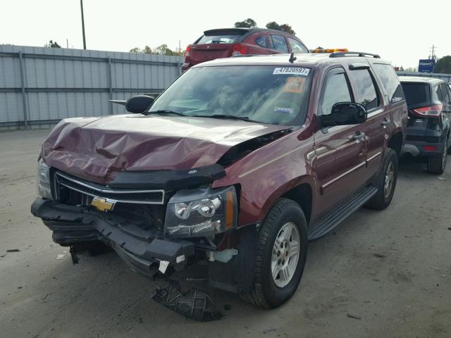 1GNFC13C08J158963 - 2008 CHEVROLET TAHOE C150 MAROON photo 2