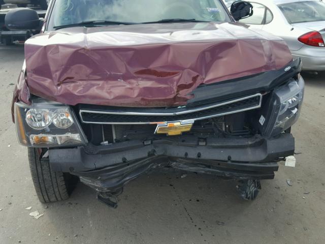 1GNFC13C08J158963 - 2008 CHEVROLET TAHOE C150 MAROON photo 9