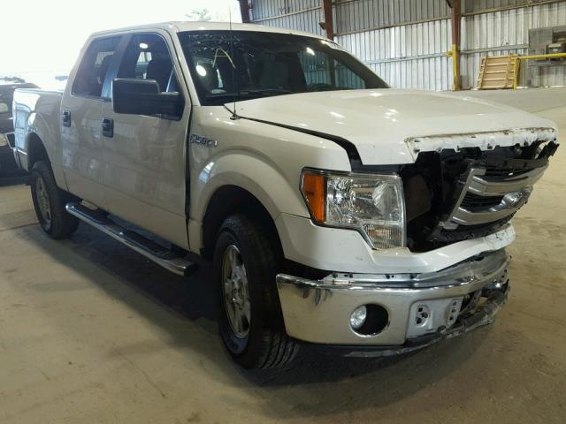 1FTFW1CF9EKD40340 - 2014 FORD F150 SUPER WHITE photo 1