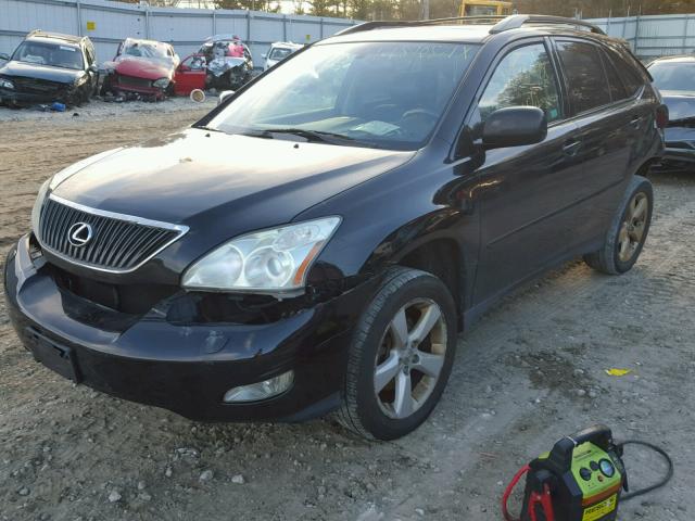 2T2HA31U84C031295 - 2004 LEXUS RX 330 BLACK photo 2