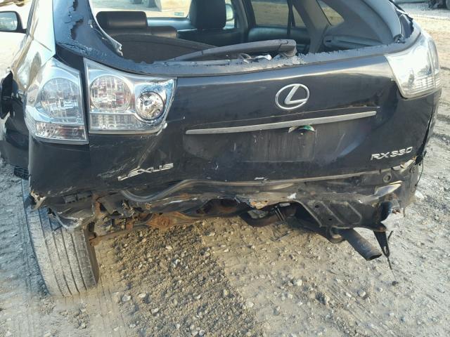 2T2HA31U84C031295 - 2004 LEXUS RX 330 BLACK photo 9