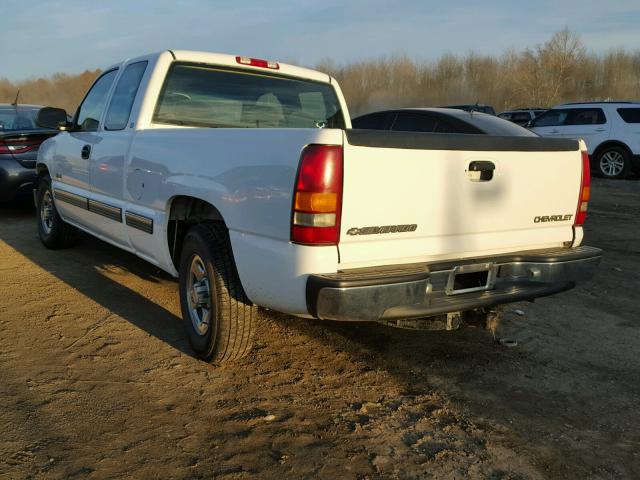 2GCEC19V3X1200502 - 1999 CHEVROLET SILVERADO WHITE photo 3