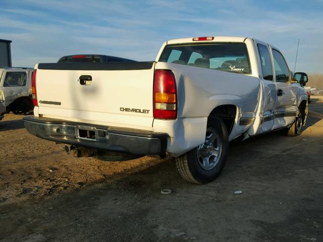 2GCEC19V3X1200502 - 1999 CHEVROLET SILVERADO WHITE photo 4