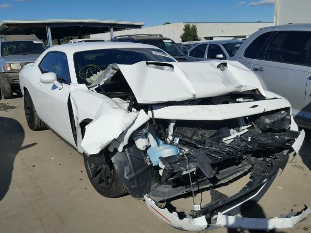 2C3CDZBT1GH214096 - 2016 DODGE CHALLENGER WHITE photo 1