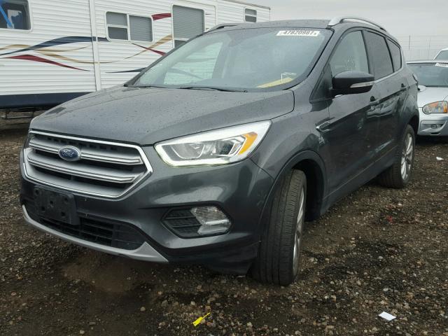 1FMCU9J91HUA95882 - 2017 FORD ESCAPE TIT BLACK photo 2