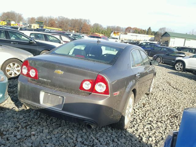 1G1ZE5E70BF224857 - 2011 CHEVROLET MALIBU LTZ BROWN photo 4