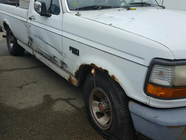 1FTEF15Y0RLA00438 - 1994 FORD F150 WHITE photo 9