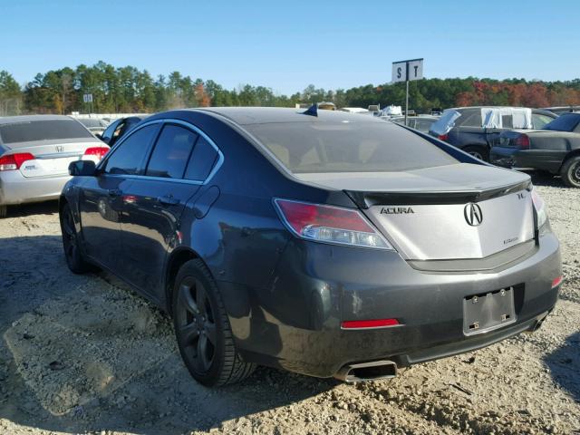 19UUA9F57CA005296 - 2012 ACURA TL BLUE photo 3