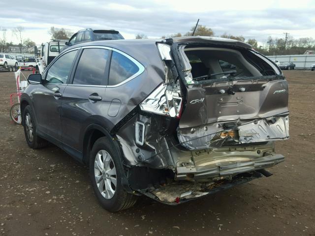 5J6RM4H52DL020090 - 2013 HONDA CR-V EX BROWN photo 3