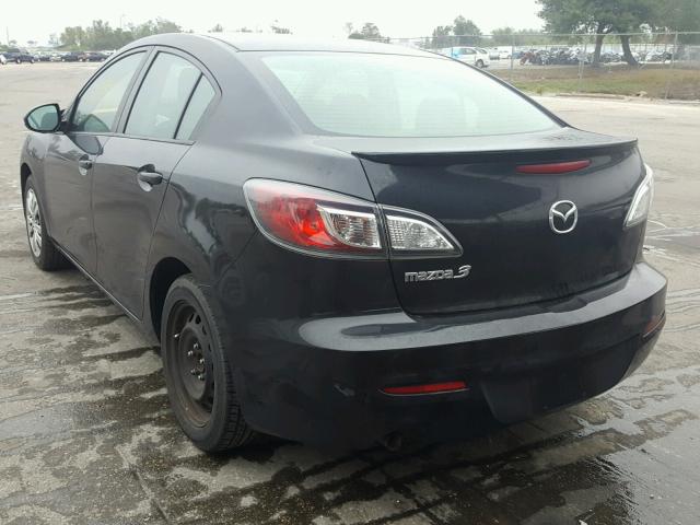 JM1BL1UFXC1521147 - 2012 MAZDA 3 I BLACK photo 3