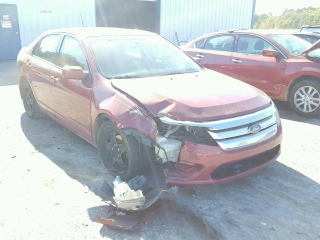 3FAHP0HA0AR128032 - 2010 FORD FUSION SE RED photo 1