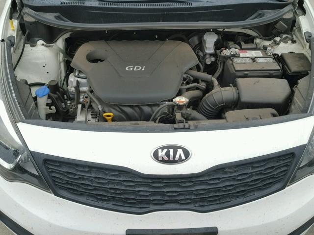 KNADM4A33D6182850 - 2013 KIA RIO LX WHITE photo 7