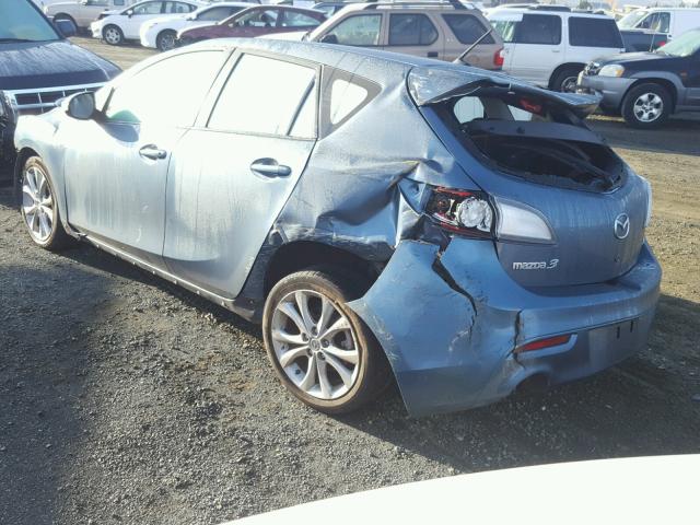 JM1BL1H63A1114617 - 2010 MAZDA 3 S BLUE photo 3