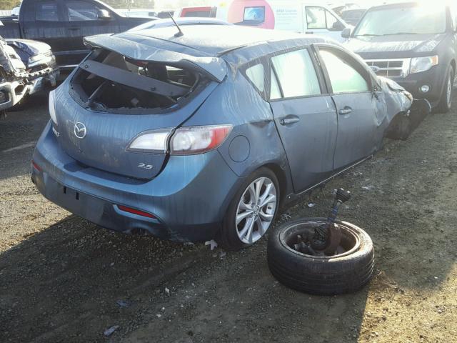 JM1BL1H63A1114617 - 2010 MAZDA 3 S BLUE photo 4