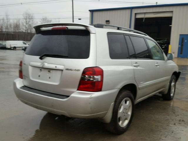 JTEEP21A970229741 - 2007 TOYOTA HIGHLANDER SILVER photo 4