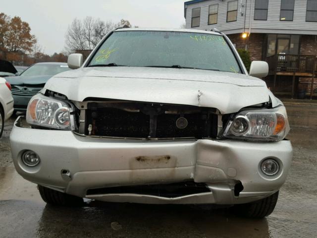 JTEEP21A970229741 - 2007 TOYOTA HIGHLANDER SILVER photo 9