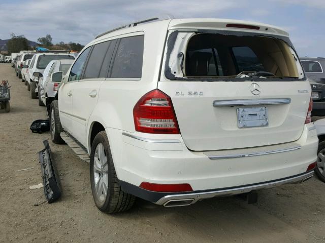 4JGBF2FE4CA787115 - 2012 MERCEDES-BENZ GL 350 BLU WHITE photo 3