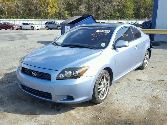 JTKDE167X80227312 - 2008 TOYOTA SCION TC BLUE photo 2