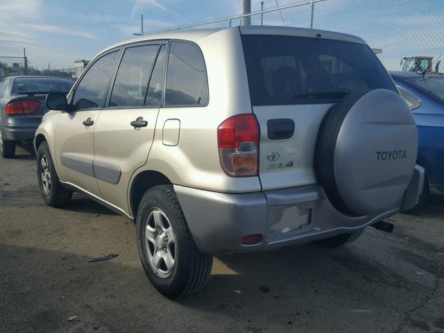 JTEGH20V836011517 - 2003 TOYOTA RAV4 TAN photo 3