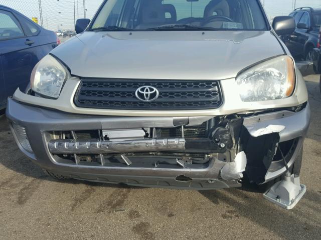 JTEGH20V836011517 - 2003 TOYOTA RAV4 TAN photo 9