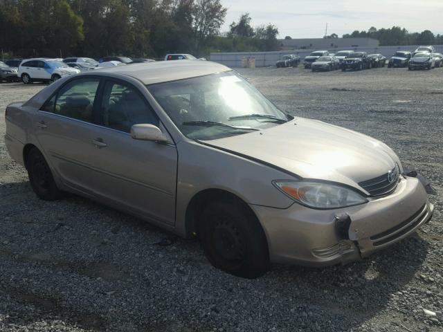 4T1BE32K63U723208 - 2003 TOYOTA CAMRY LE GOLD photo 1