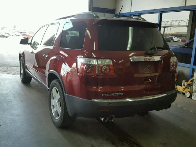 1GKER23778J208273 - 2008 GMC ACADIA SLT 勃艮第红 照片 3