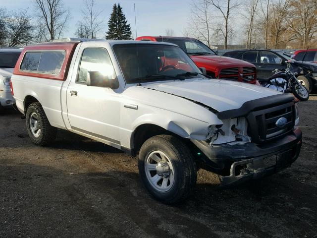 1FTYR10D77PA71201 - 2007 FORD RANGER WHITE photo 1