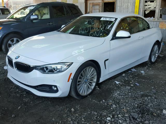 WBA3V5C56EJ969559 - 2014 BMW 428 I WHITE photo 2