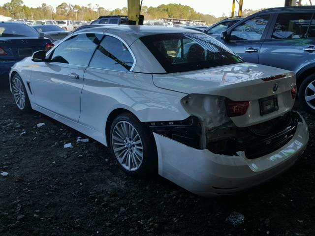 WBA3V5C56EJ969559 - 2014 BMW 428 I WHITE photo 3